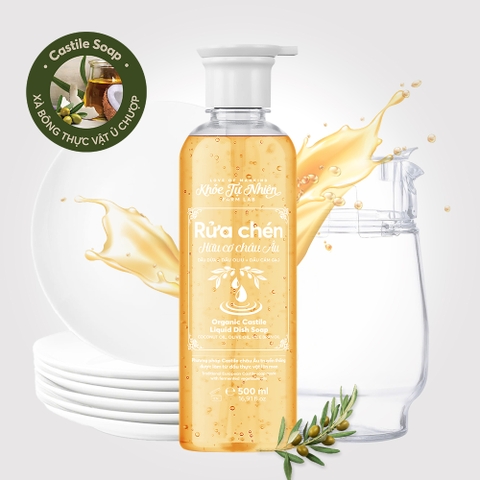 Rửa chén hữu cơ Châu Âu - 500ml