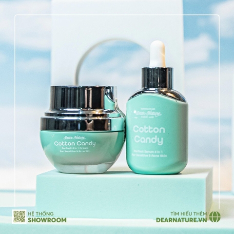 Bộ mờ thâm mụn, tái tạo da Candy Cotton