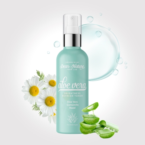 Nước cân bằng da Aloe Vera Brightness Refresh Toner