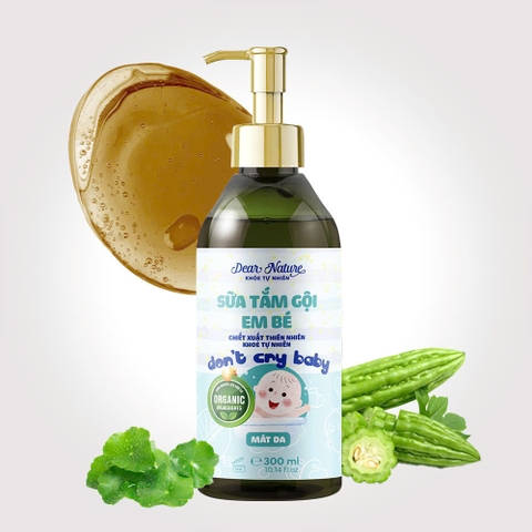 Gel tắm gội em bé Khoẻ Tự Nhiên Don't cry baby