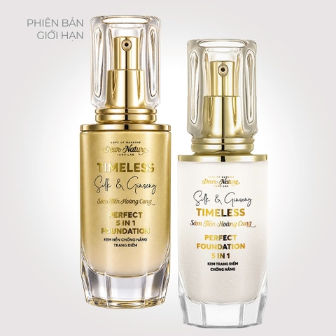 Kem nền chống nắng Sâm tiến hoàng cung 5 in 1 Timeless Silk & Ginseng perfect Foundation 40ml