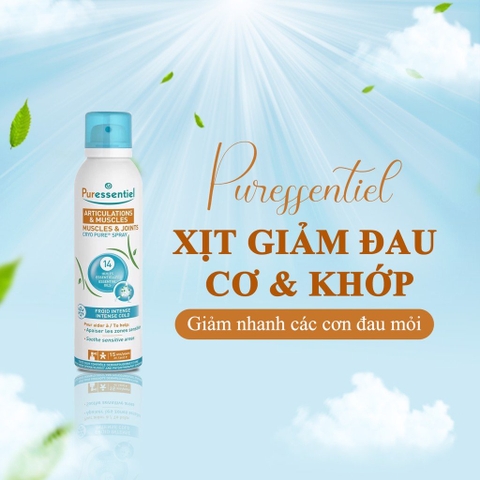 Xịt Giảm Đau - Làm Mát Cơ & Khớp Puressentiel