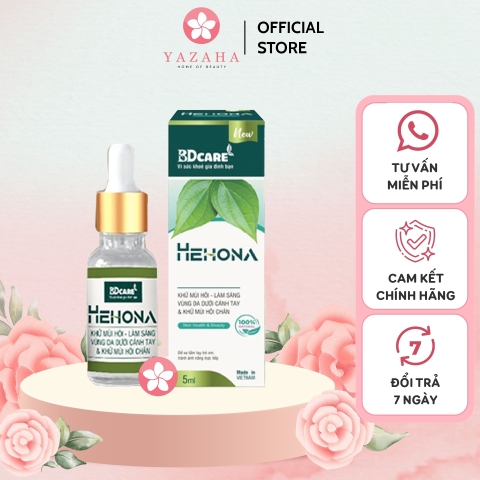 Serum giảm hôi chân và hôi nách Hehona chiết xuất từ những thảo dược phục hồi hư tổn và chống lão hóa da