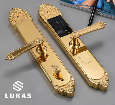 Khóa cửa thông minh Lukas LK-9500 Gold 18k