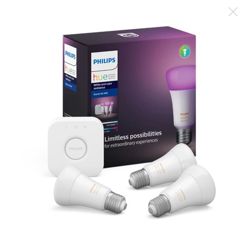 Bộ đèn Philips Hue WCA 9W A60 E27 3set VN