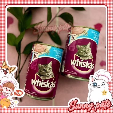 Pate whiskat vị cá biển - Lon 400g
