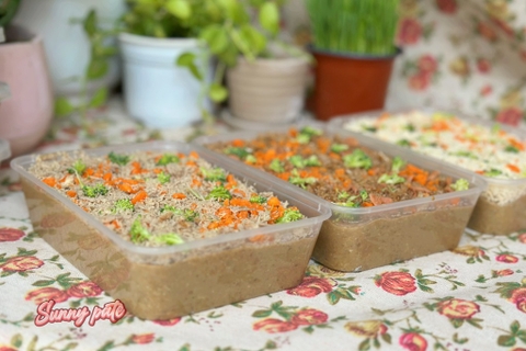 Sunny pate bổ sung thêm RAU CỦ cho chó mèo - hộp 450G