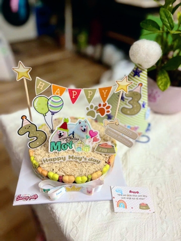 Bánh sinh nhật pate cho thú cưng - Size L 22cm
