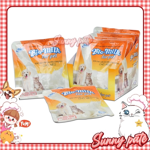 Sữa bột Bio Milk dành cho chó mèo sơ sinh gói 100g