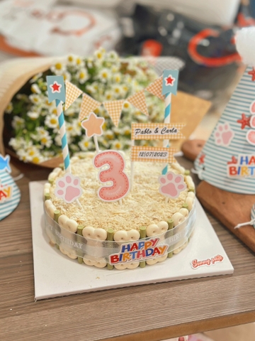 Bánh sinh nhật pate cho thú cưng bản BASIC