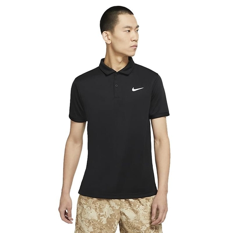 SS.01 ÁO POLO NIKE ĐEN NAM - CW6851-010 ĐEN