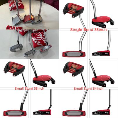 OD.10 - Gậy Golf Spider GT SMALL SLANT + SINGLE BEND  GTR 1.0 Black/Red 33 Inch + 34inch