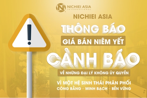 THÔNG BÁO VỀ GIÁ BÁN NIÊM YẾT & CẢNH BÁO VỀ ĐẠI LÝ KHÔNG ỦY QUYỀN