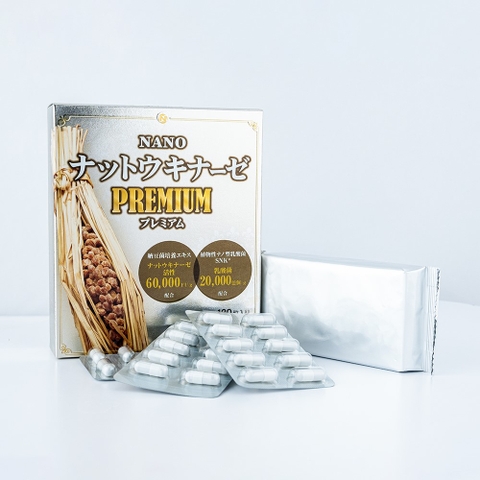NANO NATTOKINASE PREMIUM 120 VIÊN - THỰC PHẨM BẢO VỆ SỨC KHOẺ