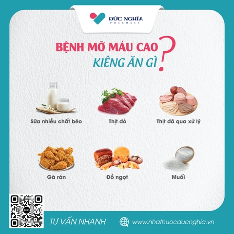MÁU NHIỄM MỠ NÊN ĂN GÌ VÀ KIÊNG GÌ? 15 THỰC PHẨM CẦN NHỚ