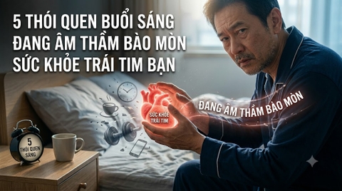 5 Thói Quen Buổi Sáng Đang Âm Thầm Bào Mòn Sức Khỏe Trái Tim Bạn