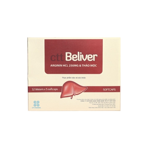 Ctt beliver hỗ trợ điều trị xơ gan