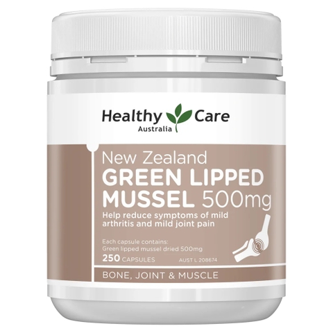 Green lipped mussel 500mg tăng cường khả năng vận động