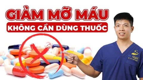Cách giảm mỡ máu không cần dùng thuốc