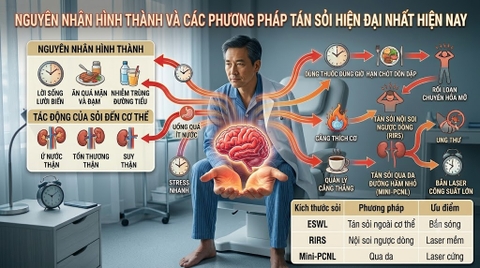 Nguyên Nhân Hình Thành Và Các Phương Pháp Tán Sỏi Hiện Đại Nhất Hiện Nay