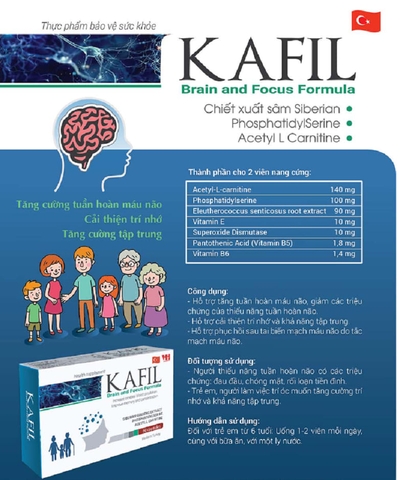 Thuốc bổ não KAFIL có tốt không