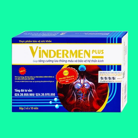 Vindermen plus cải thiện các triệu chứng tiền đình do thiểu năng tuần hoàn