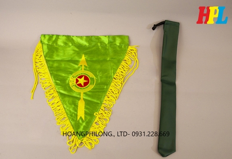 Bộ cờ dẫn đoàn (cờ + bao cờ)