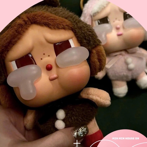 [Chính hãng] POP MART CRYBABY Crying Again Series-Vinyl Face Plush Blind Box Action Toys Figure Birthday Gift Kid Toy