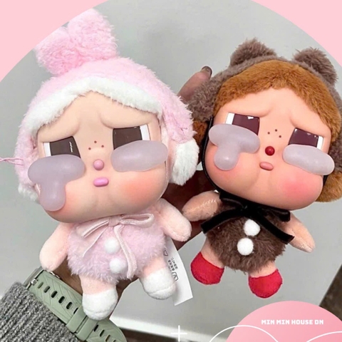[Chính hãng] POP MART CRYBABY Crying Again Series-Vinyl Face Plush Blind Box Action Toys Figure Birthday Gift Kid Toy