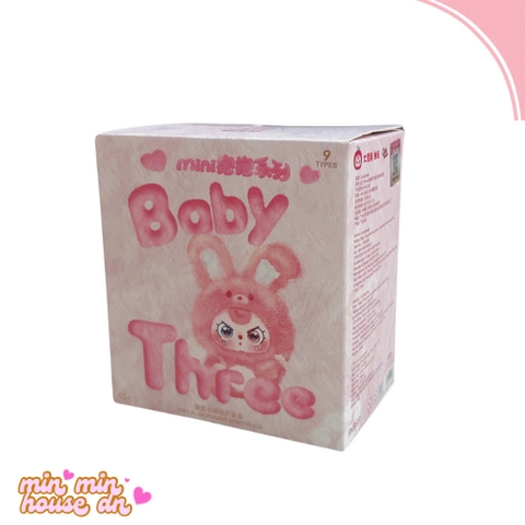 Baby Three thế hệ mới 2025 X Miniso Blind Box - BB3 nhà Min Min