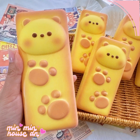Squishy Chậm Tăng - Bánh Mỳ Chân Mèo Ngọt Ngào HT
