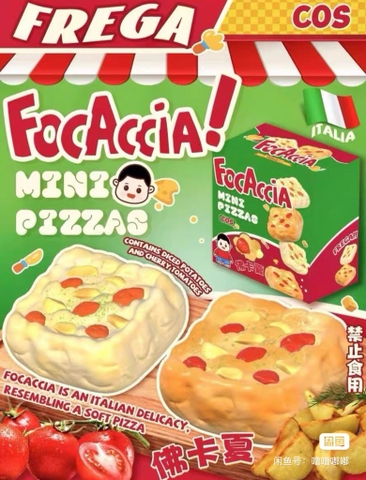 Cos squishy Bánh Pizza vuông
