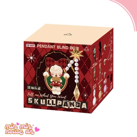 POP MART SKULLPANDA Tell Me What You Want Series-Pendant Blind Box - Cài áo