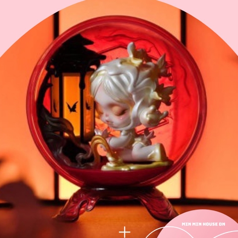 SKULLPANDA Quả Cầu Nét Thời Gian SKULLPANDA The Mirage Series Figures POP MART