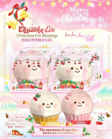 Lisa Squishy Cupcake Snowman