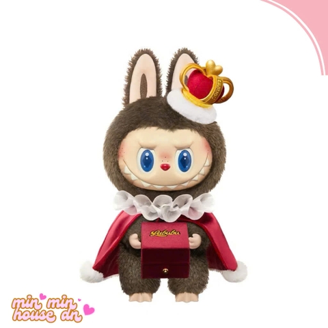 POP MART THE MONSTERS Let 's Checkmate Series-Vinyl Plush Doll - Labubu King 38cm