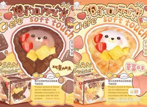 San Squishy Bánh Crepe Hải Cẩu