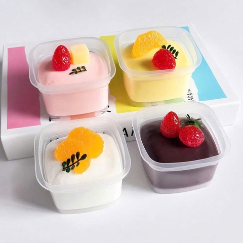 Squishy HT Mochi Hộp Vuông dính nhẹ