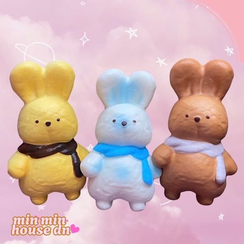 Squishy HT Thỏ Quấn Khăn