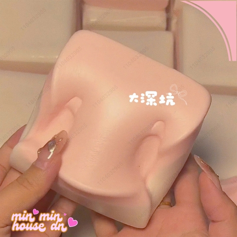 Squishy Foam Xà Phòng Vuông Slow Chậm Tăng Siêu Mềm Dính HT