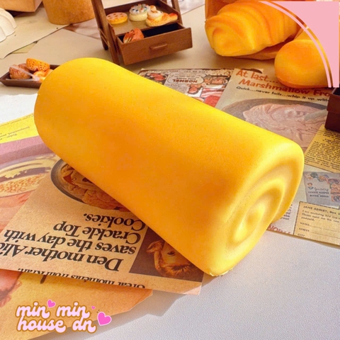 Squishy HT Cuộn Bông Lan Slow Mềm Mịn