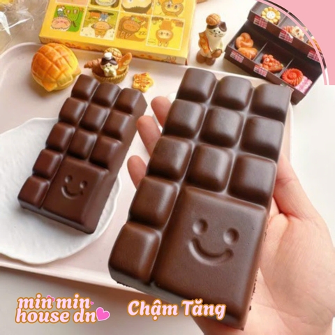 Squishy HT Thanh Chocolate Mặt Cười