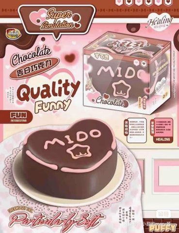Mido Squishy Bánh Kem Socola