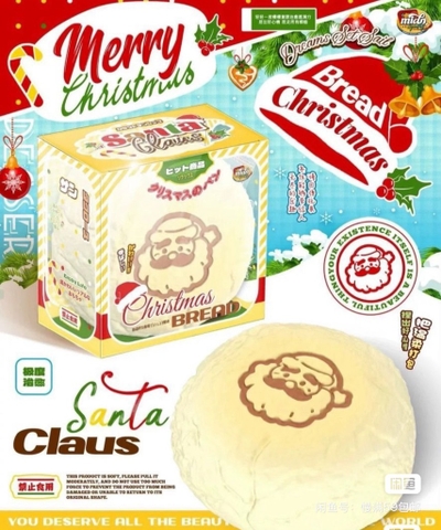 Mido Squishy Bánh Mỳ Ông già Noel