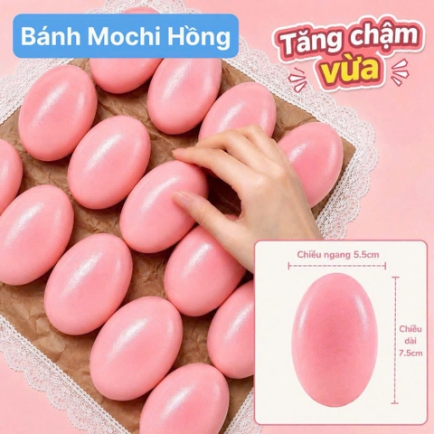 Squishy HT Mochi Vàng - Hồng