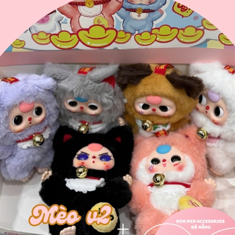 Blind Box BB3 Mèo tỷ phú Mèo thần tài v2