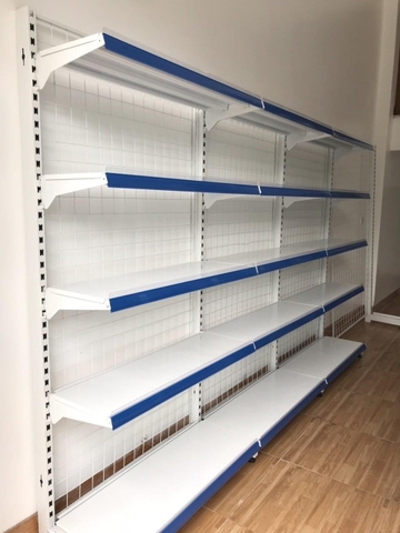 Kệ Siêu Thị Đơn Lưới 5 Tầng 1m8 x 90cm