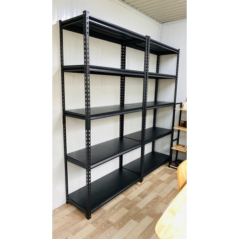 Kệ sắt v lỗ màu đen 5 tầng VNT4010