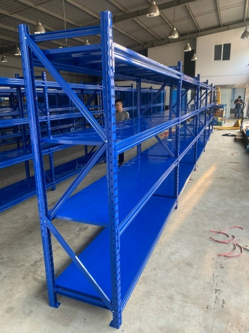 Kệ Trung Tải 4 Tầng D1,5m x R60cm x C2m