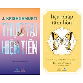 Combo Sách Krishnamurti Thực Tại Hiện Tiền và Liệu Pháp Tâm Hồn